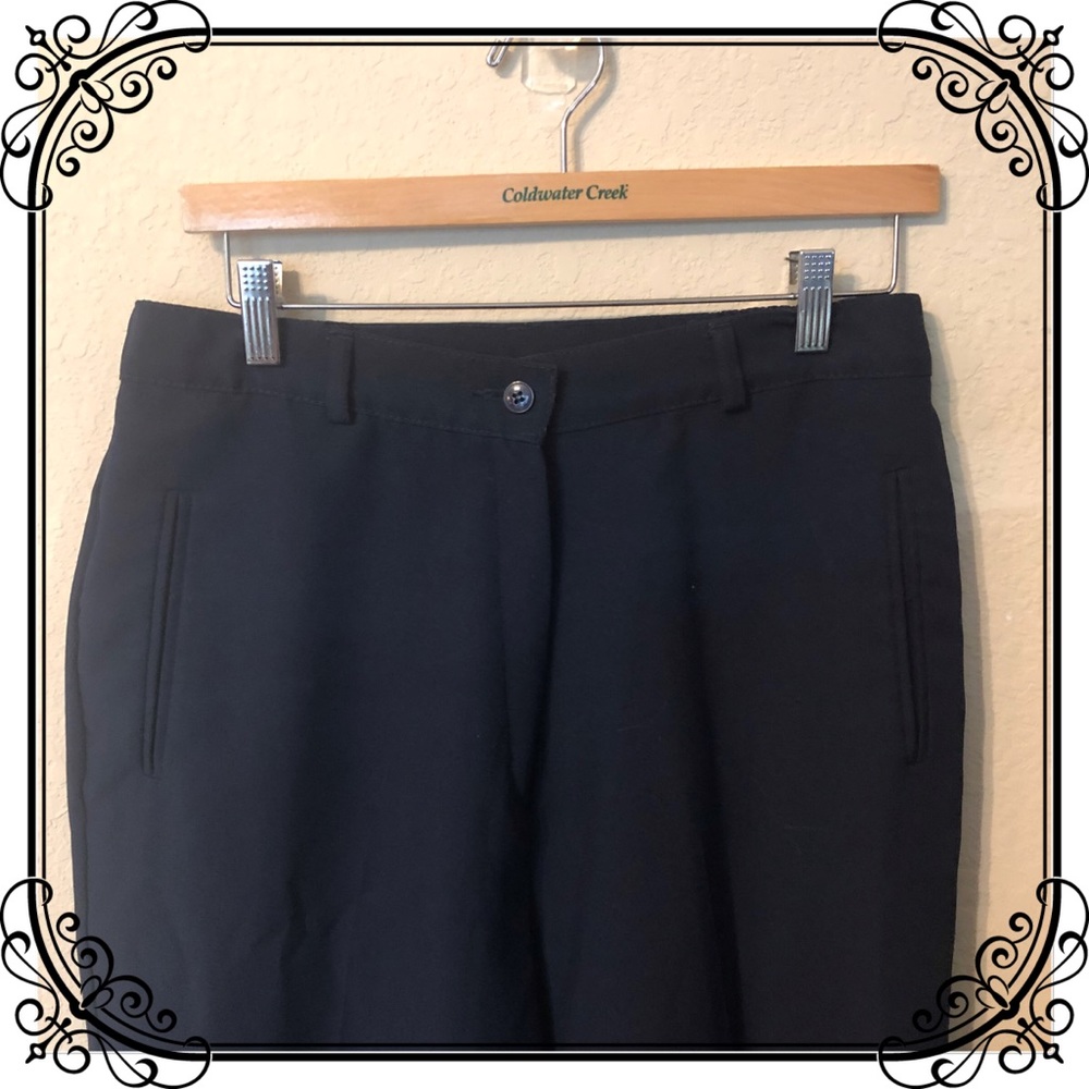 Petite navy dress slacks